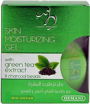 WB - SKIN MOISTURIZING GEL WITH GREEN TEA EXTRACT & CHARCOAL BEADS