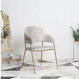 Ginza Gold Dining / Armchair (Off White)
