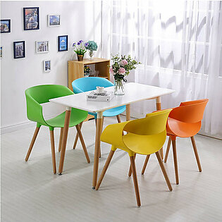 Stilvoll 4 Chairs Dining Table Set ( Multi Colour Chairs...