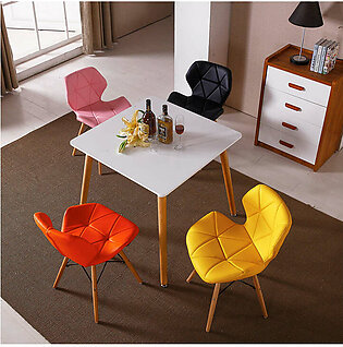 Butterfly PU Leather Multi Colour Chair Dining Set ( White...