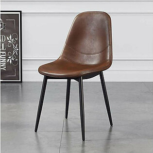 Richmond PU Leather Dining Chair (Dark Brown)