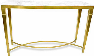 Golden Cross Console Table