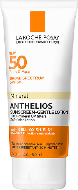 La Roche Posay Anthelios Spf 50 Gentle Lotion Mineral Sunscreen 90ml