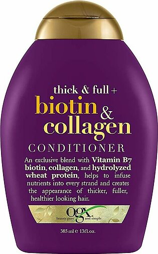 Ogx Conditioner Thick And Fuill Biotin And Collagen 13oz