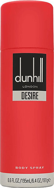 dunhill Desire Red Body Spray For Men 195ml