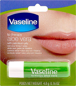 Vaseline Lip Therapy Aloe Vera With Petroleum Jelly 4.8g