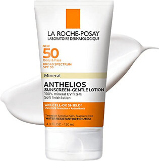 La Roche-Posay Anthelios Mineral Sunscreen Spf 50 Face and Body 120ml