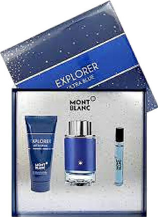 Mont Blanc Explorer Ultra Blue Men 3S Set