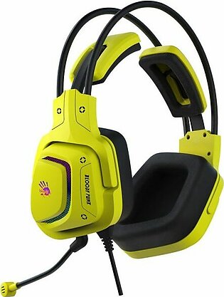 Bloody G575 Virtual 7.1 Surround Sound Gaming USB Headset (Punk Yellow)