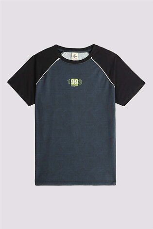 1993 Black Printed Graphic T-Shirt - A24 - MT0319R