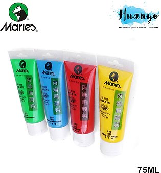 Maries Acrylic Paints 75 Ml Per Tube - Pack Of 4 - Acrylic Paints