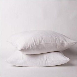 Pack of 2 - White Polyester Ball Fiber Pillows