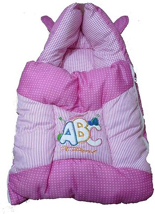 Pink Bunny Ears Sleeping Bag For Baby