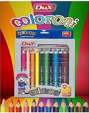 Coloroni 12 Jumbo Colour Color Pencils