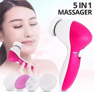 5 in 1 Multifunction Electric Face Facial Cleansing Brush Spa Skin Care Massage