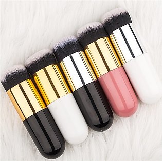 Chubby Pier Foundation Brush Flat Cream Makeup Brushes Professional Cosmetic Makeup Brush 1PC