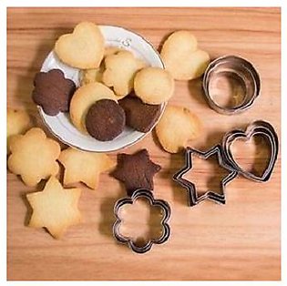Cookie Biscuit DIY Mold Star Heart Round Flower Shape Cutter Baking Mould Tools