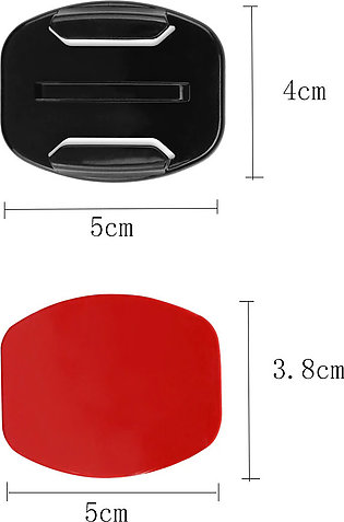 Combo Gopro Flat Adhesive Sticker Helmet Mount Kit For Hero 6 5 4 3+ 3 2 1 Go Pro Session Sj4000 Xiao Yi Camera