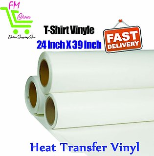 HTV Heat Transfer Vinyl Sheets for Iron On T-Shirts - Heat Press Machine with Teflon