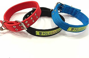 Dog collar -police label design- Parachute