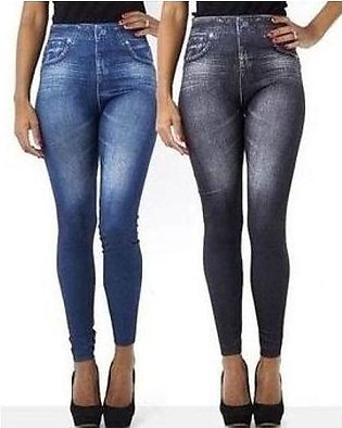 Pack Of 2  - Blue & Black Slim & Lift Caresse Jeans for Women