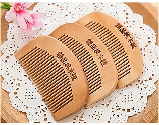 Natural Wood Comb Peach Wood no-static Massage Hair Health Comb