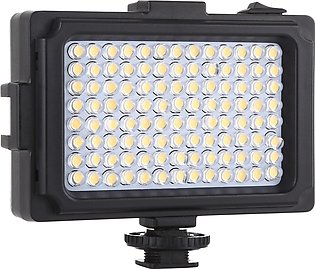 PULUZ Pocket 104 LED 1800LM Professional Vlogging Photography Video & Photo Studio Light with White and Orange Magnet Filters Light Panel for Canon, Nikon, DSLR Cameras