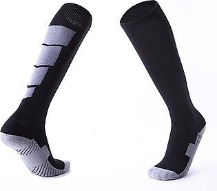 TE 1 Pair Anti-Slip Soccer Sports Socks Men Sock Football Knee Above Long
