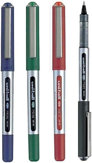 Pack of 4 Uniball Eye Micro Rollerball Round Tip Pen UB-150 - Multicolor