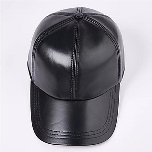 100% Pure Brown Sheep Leather Cap.