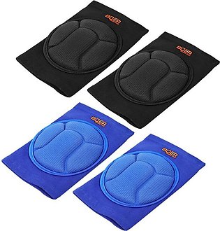1 Pair Universal Sports Safety Thick Sponge Knee Support Protector Sport Pads Sleeve Crashproof for Goalkeep Dancing Climbing