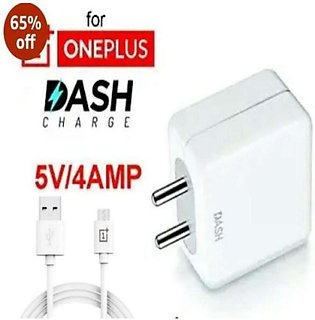 Original Oneplus 6T Dash EU Plug 5V - 4A Fast Charging USB Interface Wall Charger