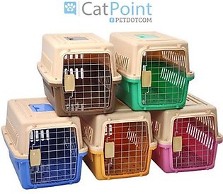 TRAVEL BOX CARRIER (JETBOX) - 14X14X18 INCHES - PET AIR BOX PLANE TRANSPORT BOX PORTABLE- FOR CAT AND DOG