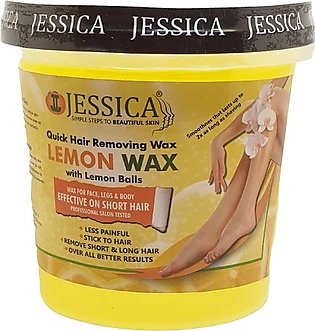Jessica Quick Hair Removing Lemon Wax For Face & Body - 1000gm Strip Wax