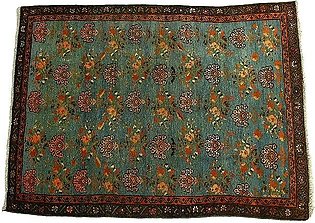 KNC-549 - Persian Birjand Rug 31 x 43 inches- Multicolor