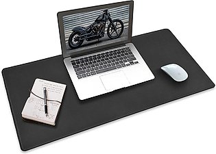 Large Leather Desk Pad │ Keyboard Mouse Pad │ Desk Protector Mat for Office/Home (17" x 30")