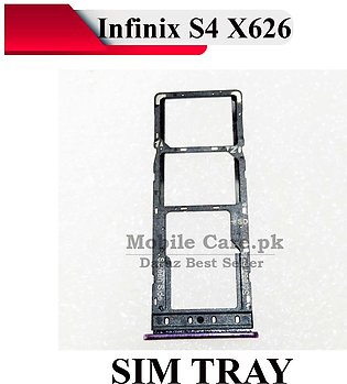 Infinix S4 X626 SIM Tray Sim Jacket Sim Slot Sim Door For S4 Infinix X626 - Purple