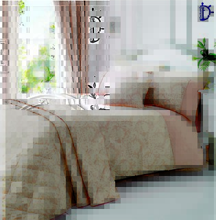 Royal Damask Rose Pink Quilt Cover Set  3 Pcs Bed Set  Jacquard Fancy Duvet Cover