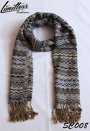New Latest Yarn Dyed Scarves in Cotton for Women