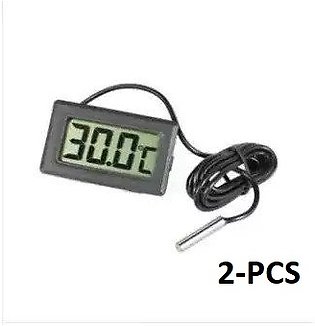 Pack of 2- W1209 LED Digital Thermostat Temperature Control Thermometer Thermo Controller Switch Module DC 12V Waterproof NTC Sensor