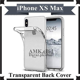 iPhone XS Max Back Cover Transparent Premium Quality Soft Crystal Clear Case For iPhone XS Max