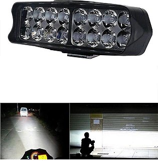16 LED Fog Light Waterproof Head Lamp for Bikes Cars and Motorcycle