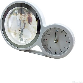 Magic Mirror Photo Frame with led and clock
