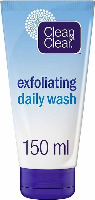 CLEAN & CLEAR Daily  Facial Wash, Exfoliating, 150ml