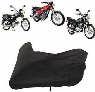 Waterproof - Sunproof & Scratchproof Full Bike Top Cover - Black - Motorcycle - 70cc - 125cc - Motorbike