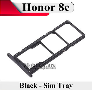 Huawei Honor 8C SIM Tray Sim Jacket Sim Slot Sim Door For Honor 8C - Black