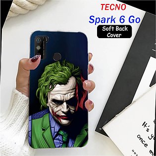 Tecno Spark 6 Go Back Cover - Joker 2Gud Soft Case Cover