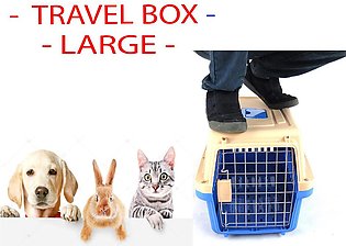 TRAVEL BOX CARRIER (JETBOX) - 14X14X18 INCHES - PET AIR BOX PLANE TRANSPORT BOX PORTABLE- FOR CAT AND SMALL PETS