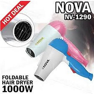 Nova 1000W - Heavy Duty Electric Foldable Hair Dryer