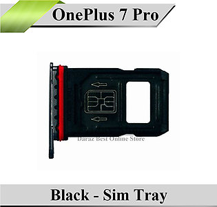 OnePlus 7 Pro SIM Tray Sim Jacket Sim Slot Sim Door For OnePlus 7 Pro - Black